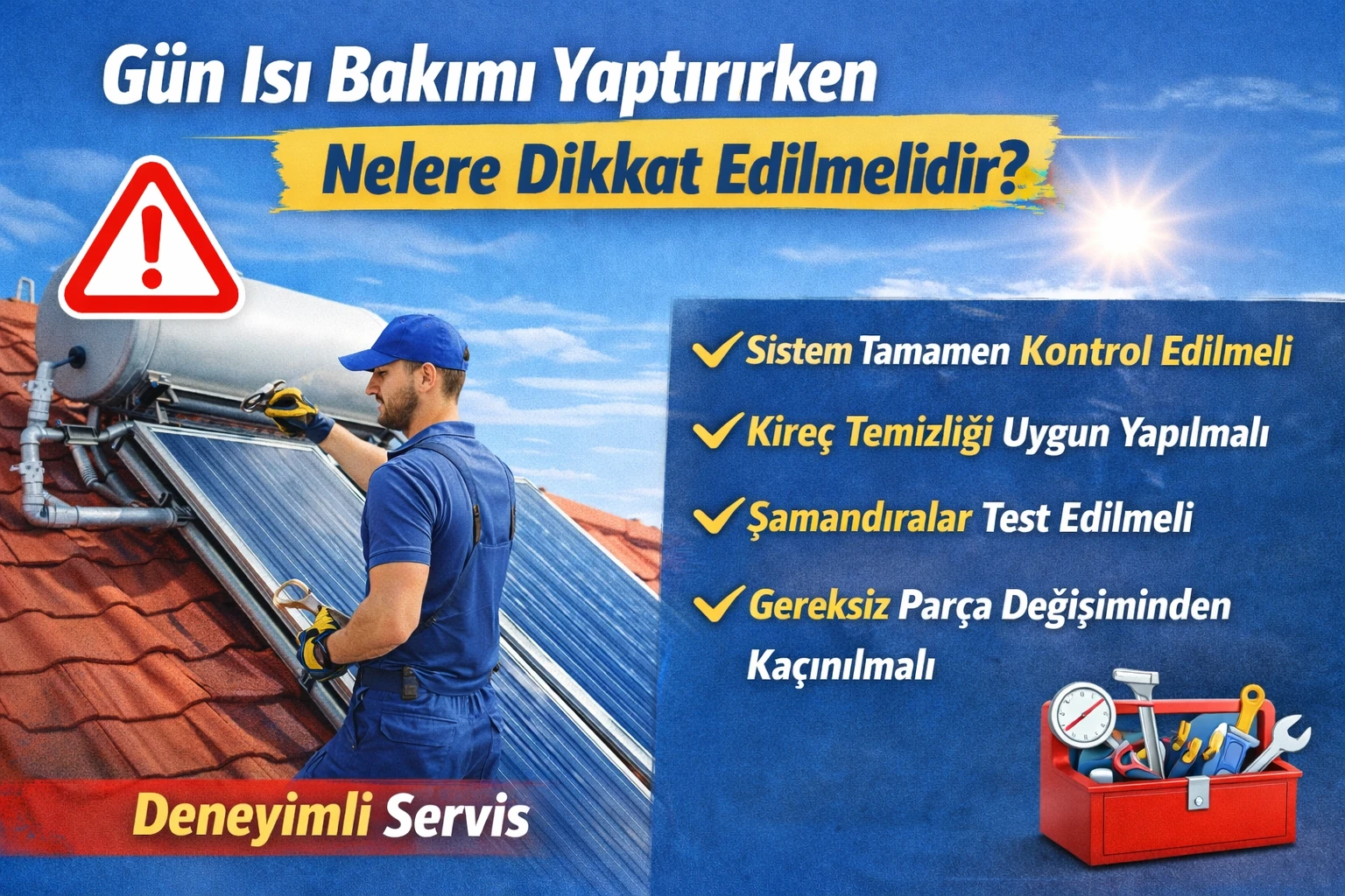 Gün Isı Bakımı Yaptırırken Nelere Dikkat Edilmelidir