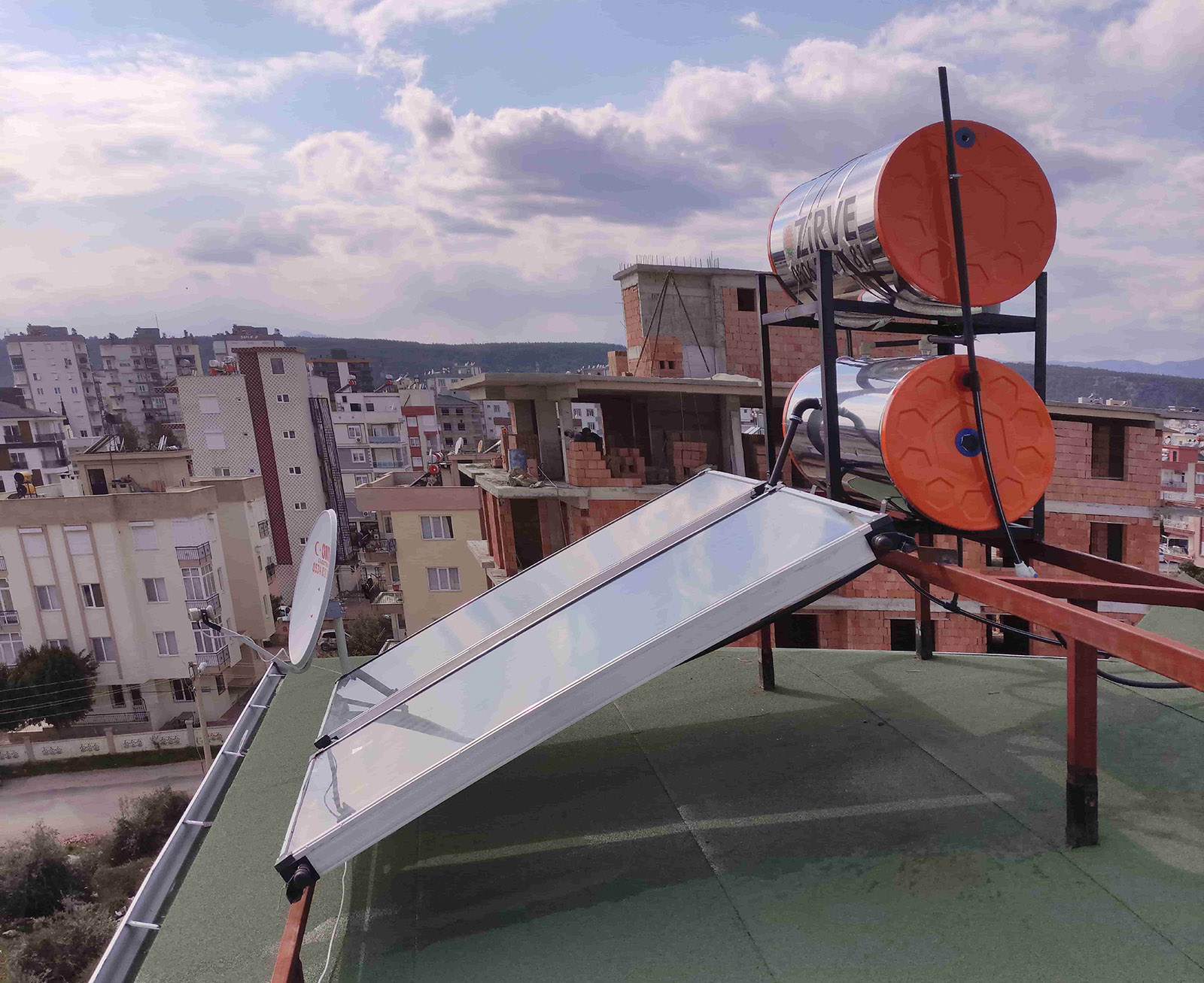 açık devre kapalı devre gün ısı sistemi örneği